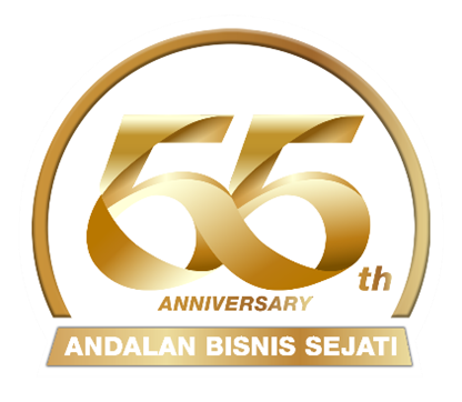 Logo 55 Tahun Mitsubishi Fuso